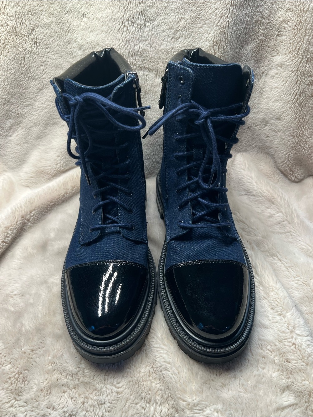 Sam Edelman Women's Aleia Combat Boots Size 8 - Picture 2 of 8